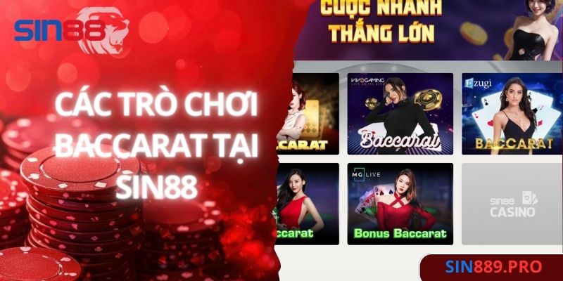 Trò chơi live casino hấp dẫn