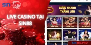 Live Casino - Khám phá các trò chơi đẳng cấp cá cược tại Sin88